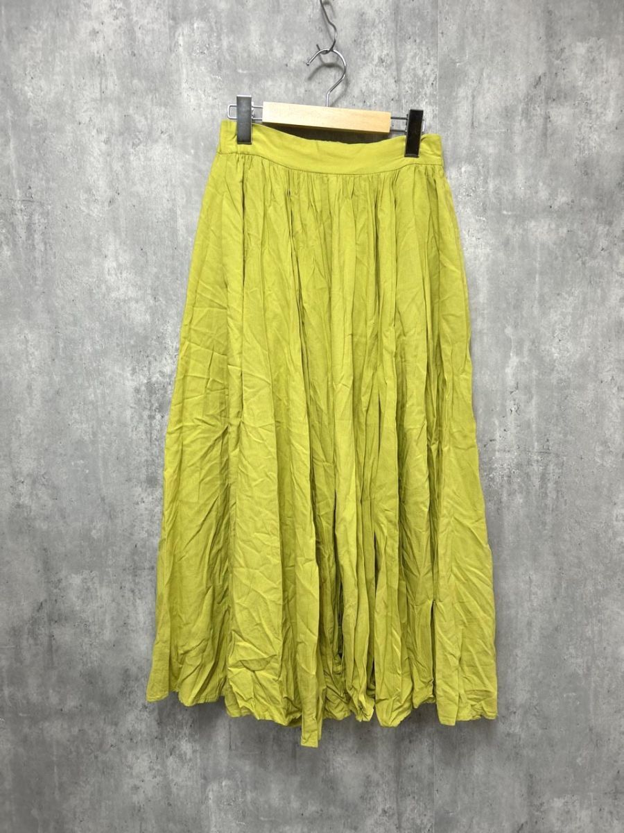 URBAN RESEARCH Sonny Label アーバンリサーチサニーレーベル ロング スカート sizeF/黄緑 ■■ レディース拍卖
