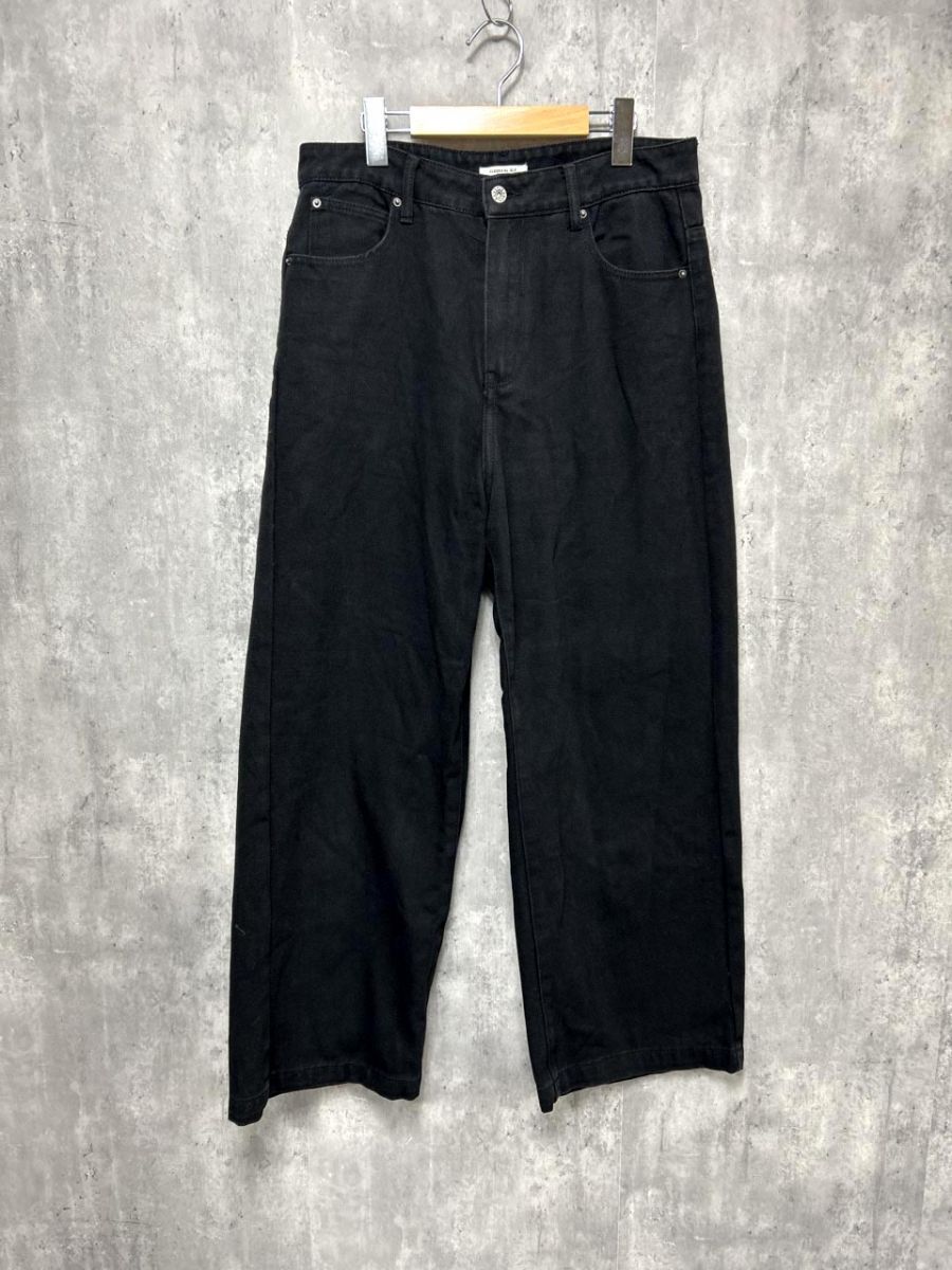 CLASSICAL ELF クラシカルエルフ ワイド デニムパンツ sizeXL/黒 ■■ レディース拍卖