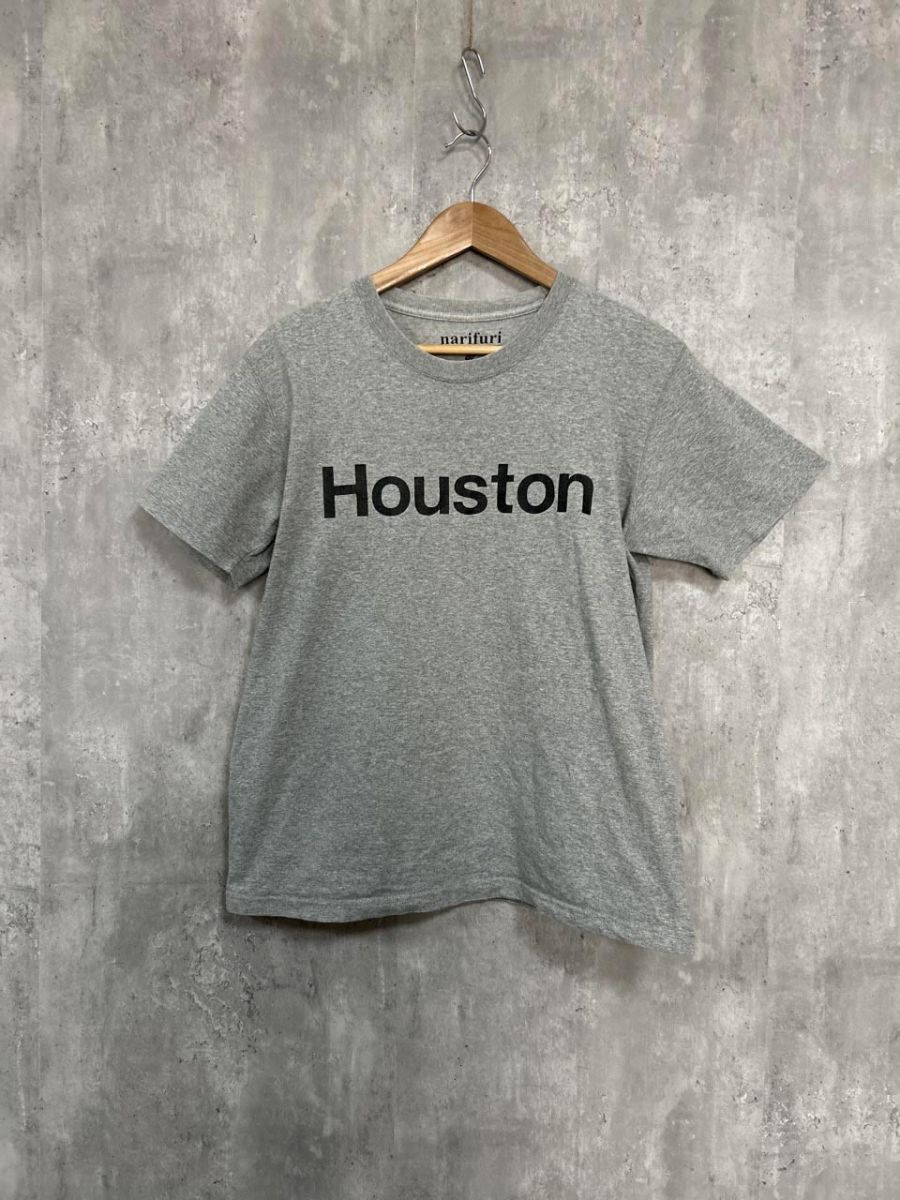 narifuri ナリフリ プリント Tシャツ sizeM/グレー ■◆ メンズ拍卖
