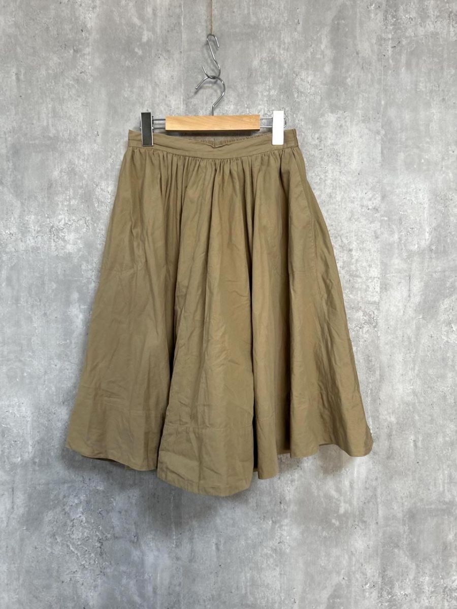 CHOU_CHOU シュシュ フレア スカート sizeS/ベージュ ■■◎ レディース拍卖