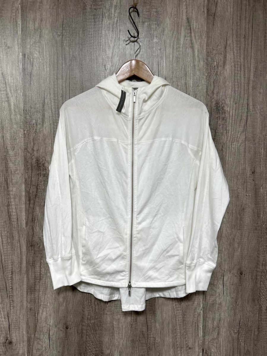 美品 DOMESTIC HRMBRAND H.R.M. ドメスティックアールエム 日本製 ジップアップ パーカー 白 ■◇ レディース拍卖