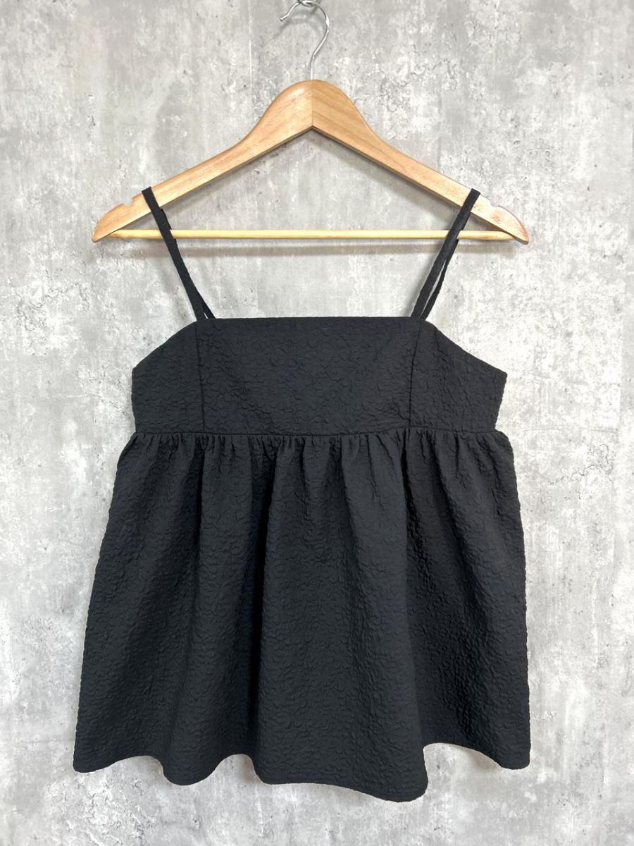 SM2 サマンサモスモス キャミソール sizeF/黒 ■◆ レディース拍卖
