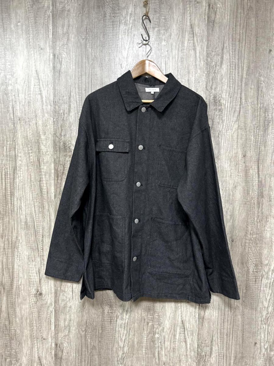 Rocky Mountain ロッキーマウンテン カバーオール デニム ジャケットsizeL/黒 ■■ メンズ拍卖