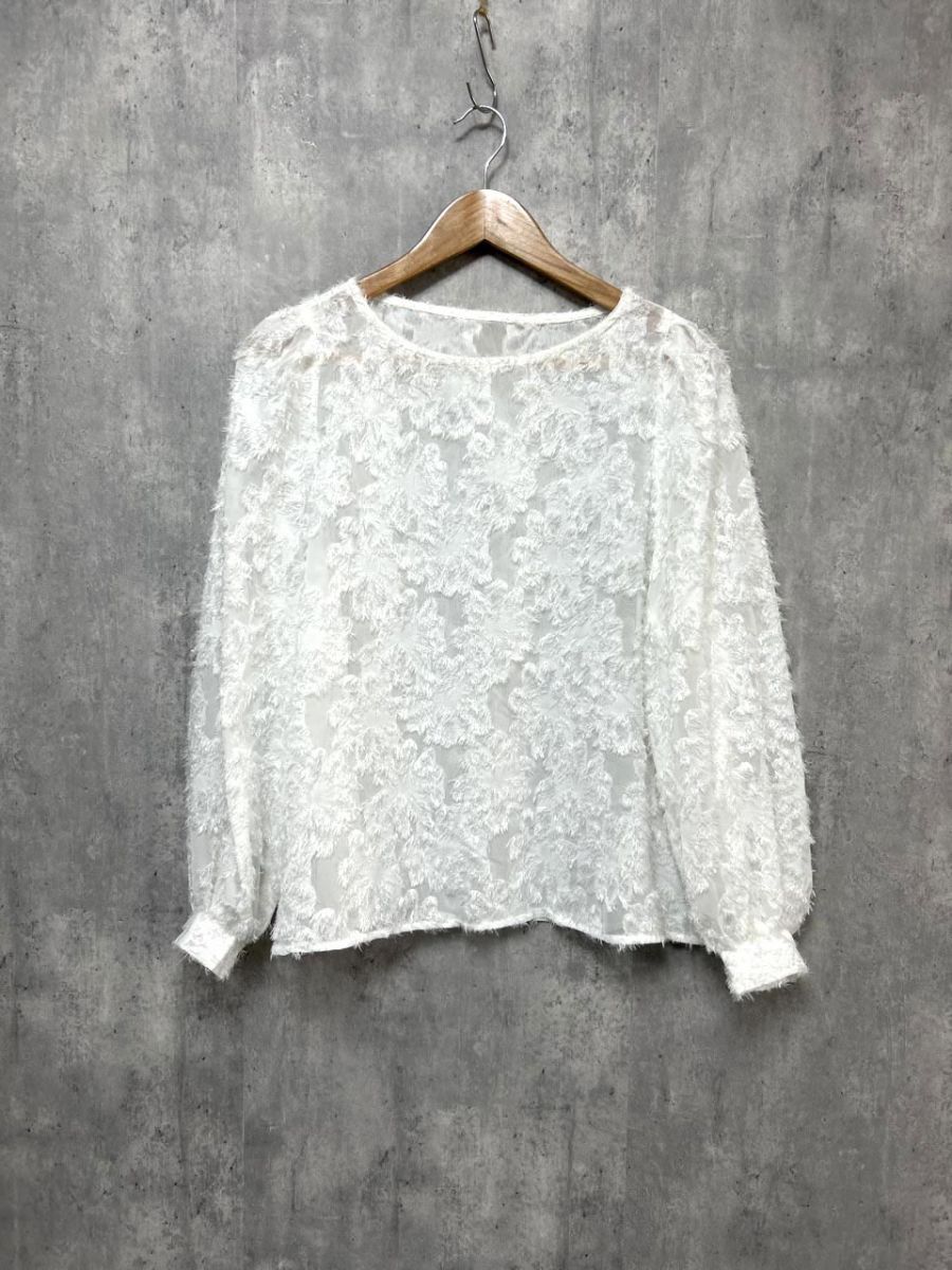 LAUIR ラウアー シアー ロング カットソー sizeM/白■◇拍卖