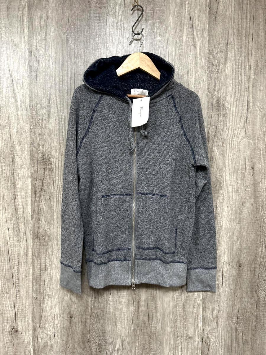 美品 bourgeon ジップアップ パーカー sizeM/グレー ■■◎ レディース拍卖