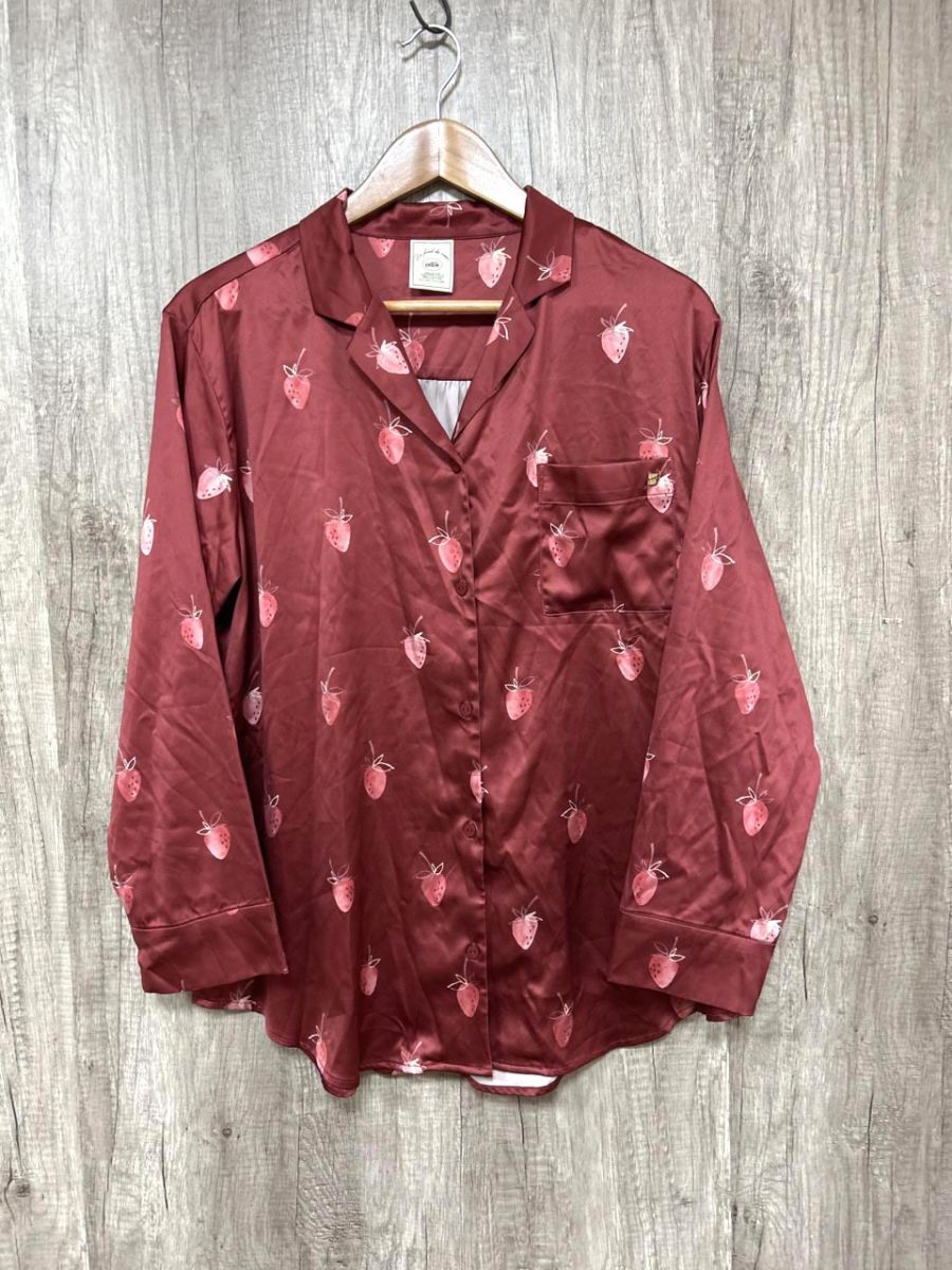 gelato pique ジェラートピケ いちご パジャマ ルームウェア sizeF/えんじ ■■ レディース拍卖