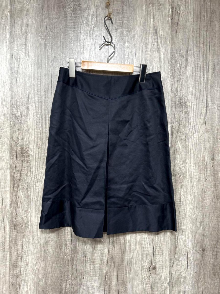 美品 Harriss ハリス リネン混 タイト スカート sizeM/黒 ■■ レディース レディース拍卖