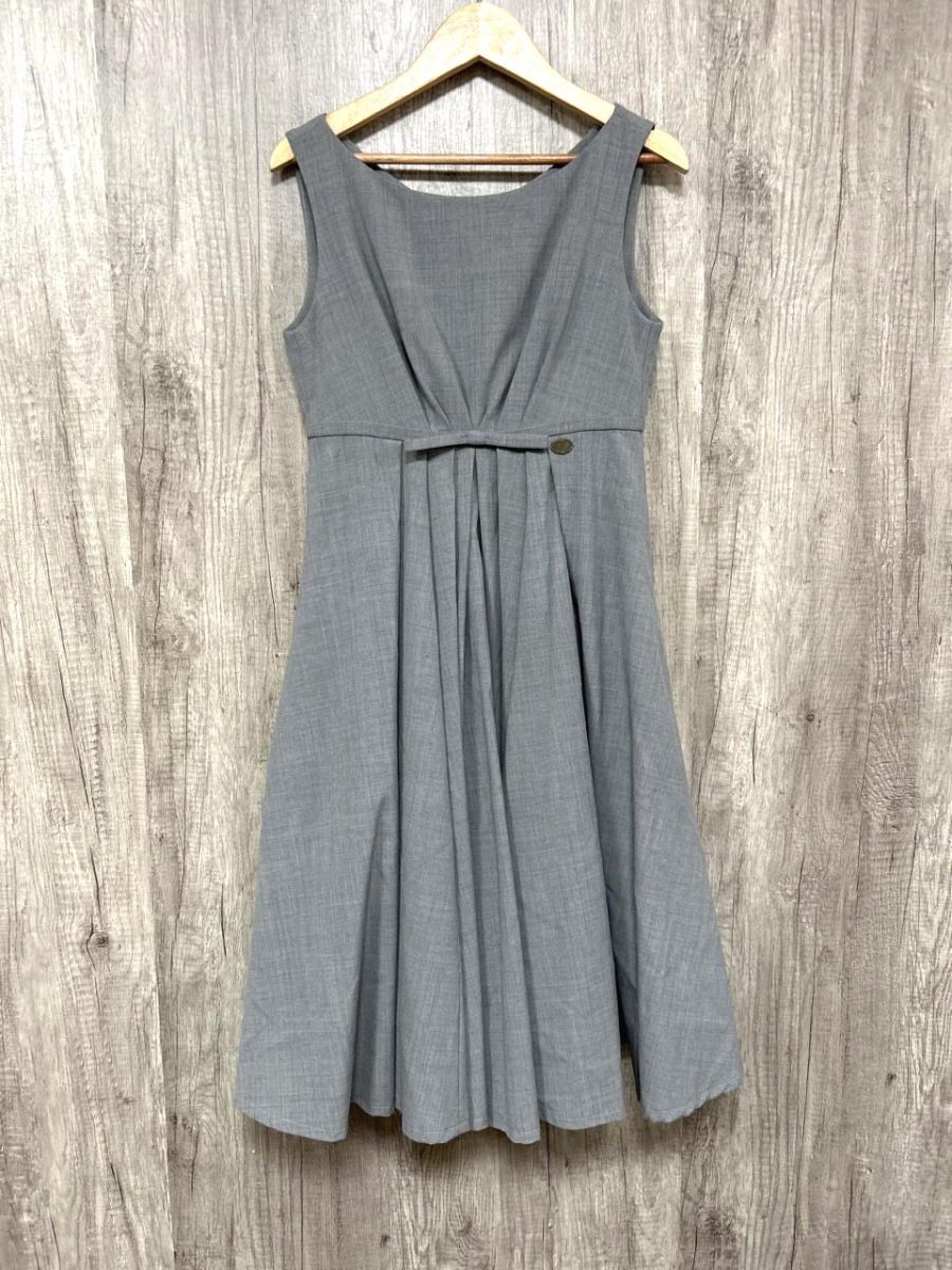 ローブデコルテ Robe Decollete ノースリーブ ワンピース sizeM/グレー ■◆◎ レディース拍卖