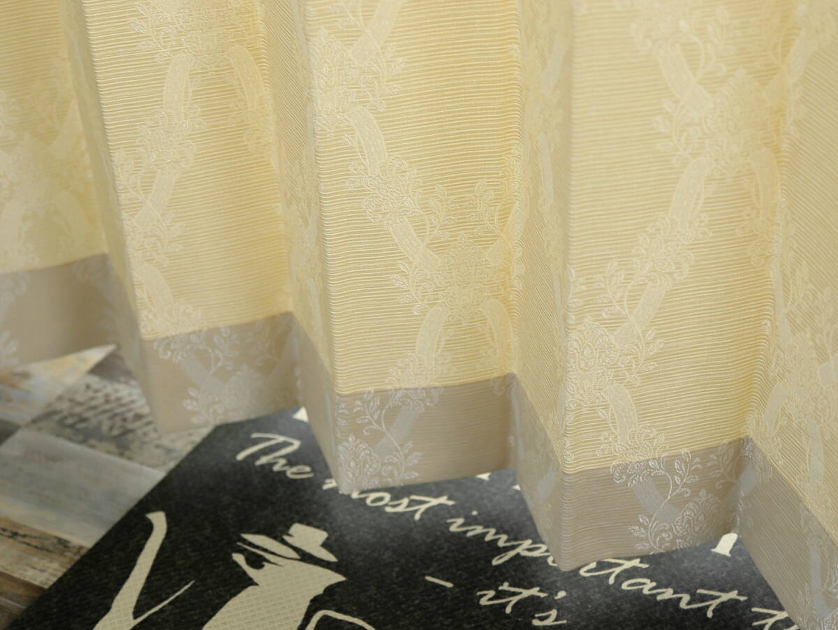 新品 ドレープカーテン 幅100cm 丈200cm(2枚組) AT-2780BE 送料込み(一部地域を除き)拍卖