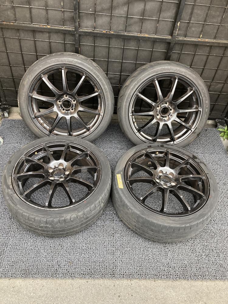 TF6-1 シュナイダー スタッグ 225/40R18 7J+48 PCD100 5H ハブ径66拍卖
