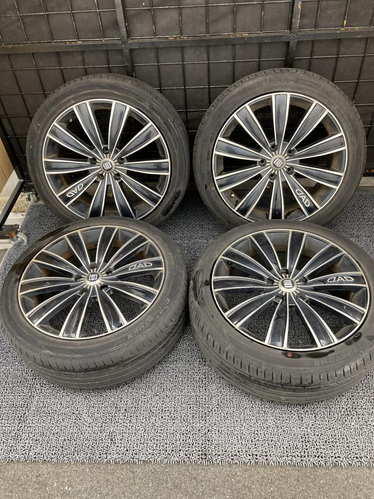 TF2-1 D.A.D 225/45R18 7.5J+55 PCD114.3 5H ハブ径73拍卖