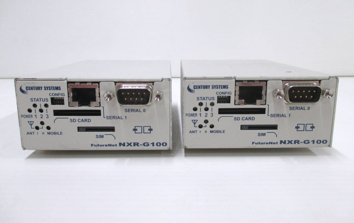 CENTURY SYSTEMS FutureNet NXR-G100 ルーター 2台セット 通電のみ確認済みです☆センチュリー・システムズ拍卖