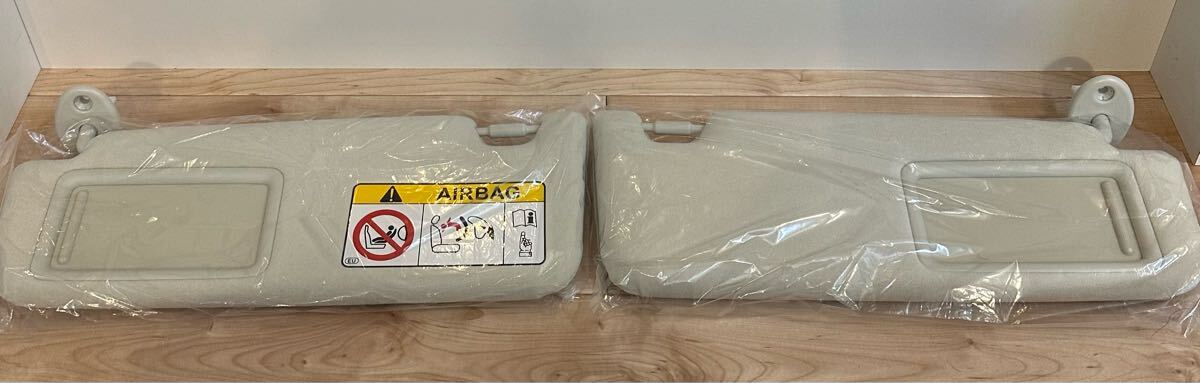 即納レクサスLS500 純正サンバイザー アンカンターラ ホワイトNX250 NX350 RX350 RX500 IS250 ES350 クラウン210 220 クラウンアスリート拍卖