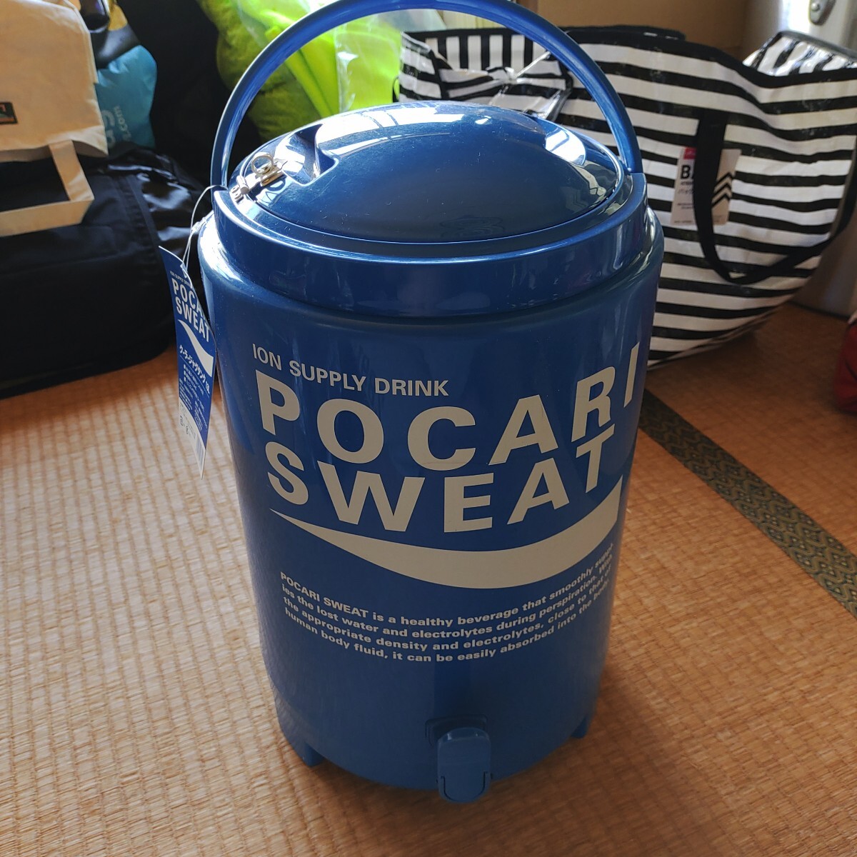 未使用品 ポカリスエットクーラージャグタンク ブルー青大容量 13リットル拍卖