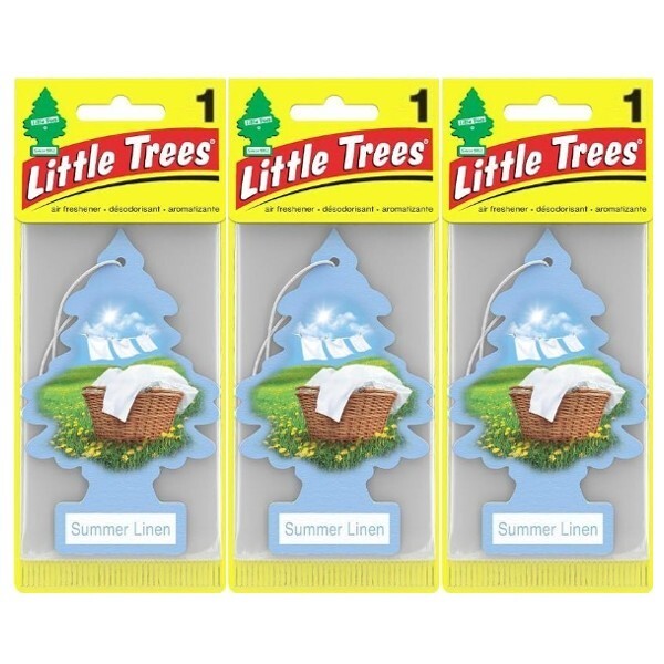 Little Trees リトルツリー エアフレッシュナー サマーリネン Summer Linen 釣り下げ式 芳香剤 USDM 3枚セット拍卖