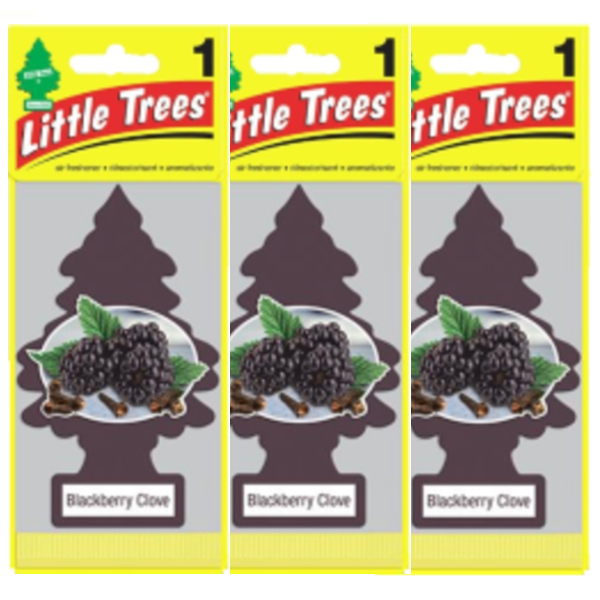Little Trees リトルツリー エアフレッシュナー ブラックベリークローブ Blackberry Clove USDM 3枚セット拍卖