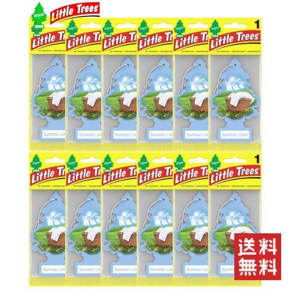 LittleTree リトルツリーエアフレッシュナーサマーリネン 12枚セット拍卖