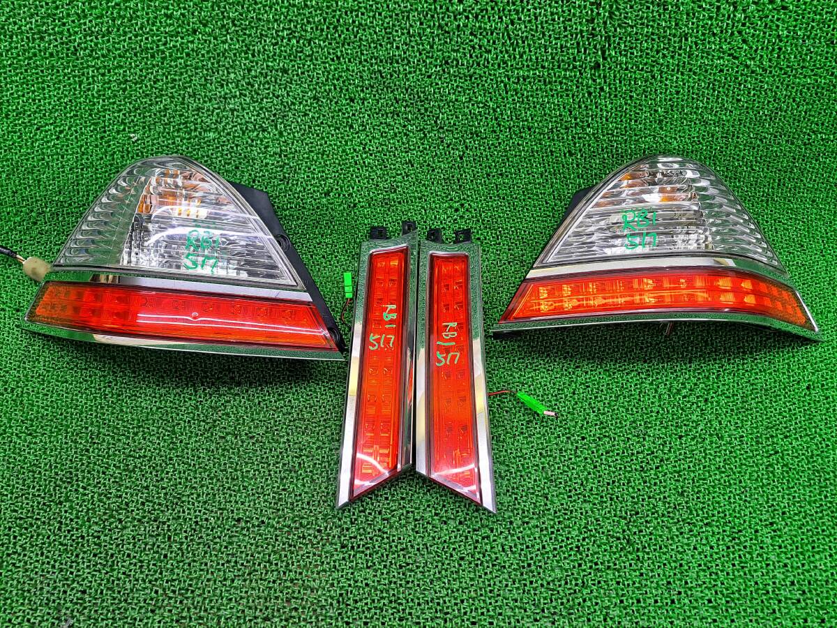 517 ホンダ オデッセイ RB1 RB2 後期型 純正 テールランプ 左右 テールライト 左 右 フィニッシャーランプ セット拍卖