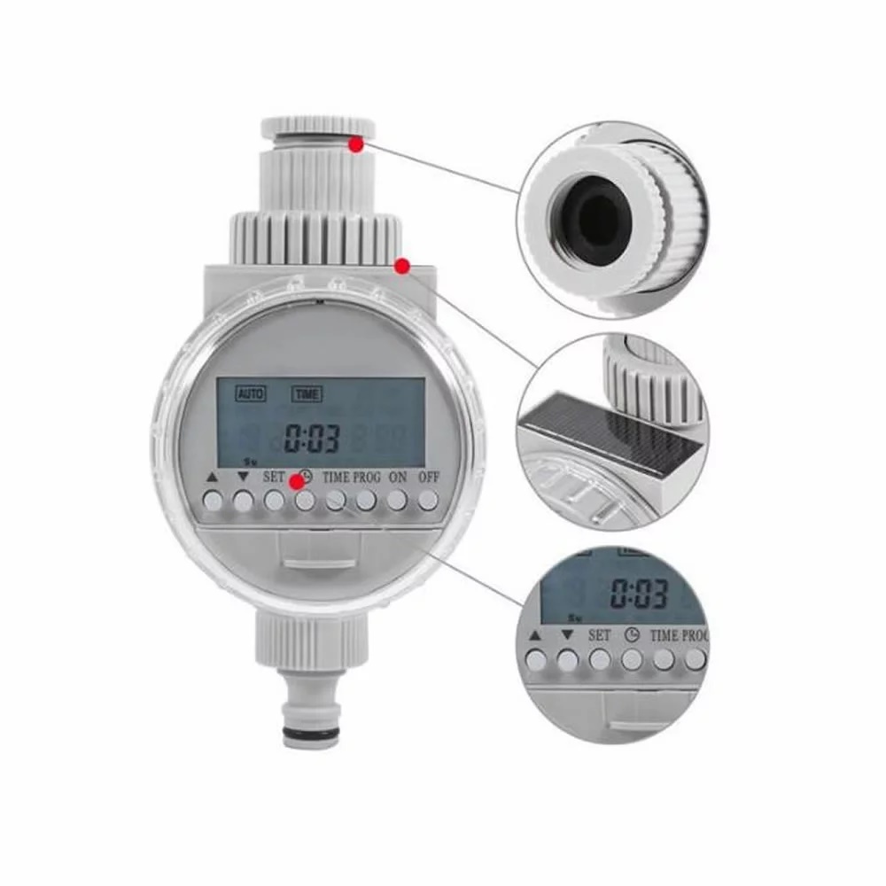 散水 タイマー 散水シッター 自動 水やり 電子制御 蛇口 水やり ソーラー 太陽光 充電式 DIY ガーデン 庭 植物 花 留守 旅行 節水拍卖