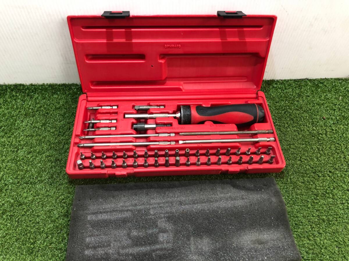 【中古品】MAC ラチェッティングヘックスビットドライバーセット SBDR49SA IT8C6NRRKCPK拍卖