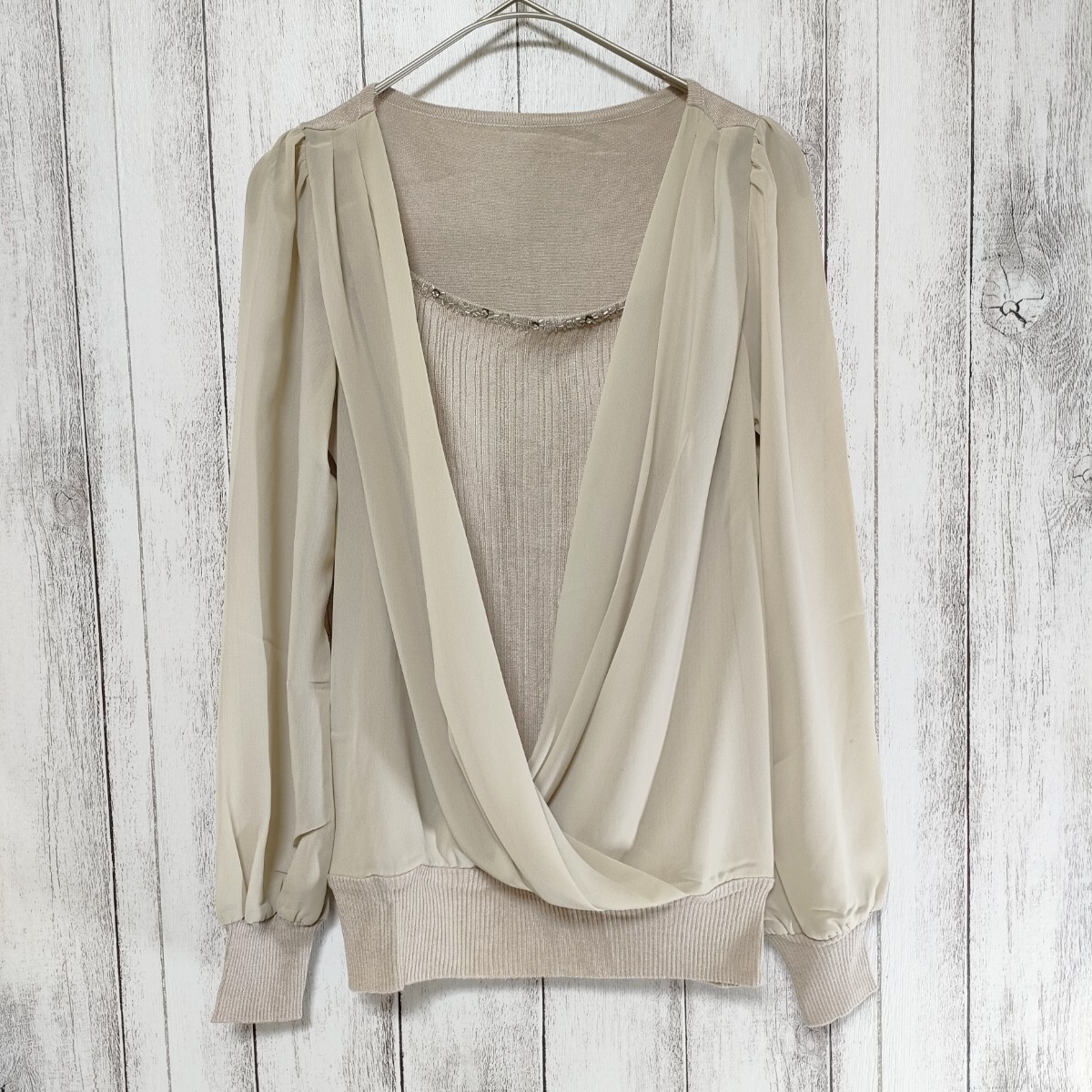 COUP DE CHANCE クードシャンス サイズ38 袖シアー 長袖トップス拍卖