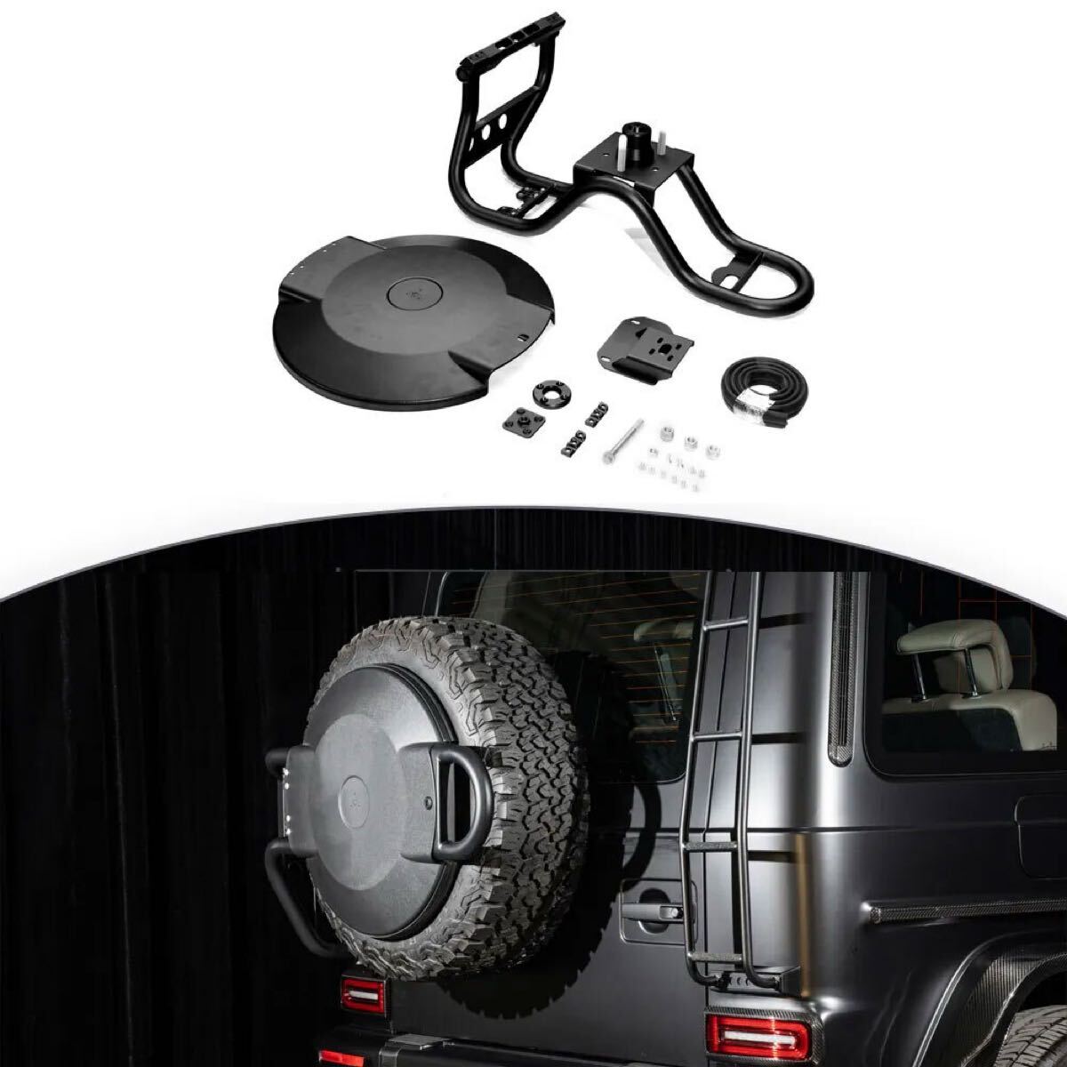 Mercedes Benz W465 W463a W464 G63 G500 スペアタイヤカバー Gクラス リア 外装 カスタム エアロ パーツ 部品 メルセデス ベンツ拍卖