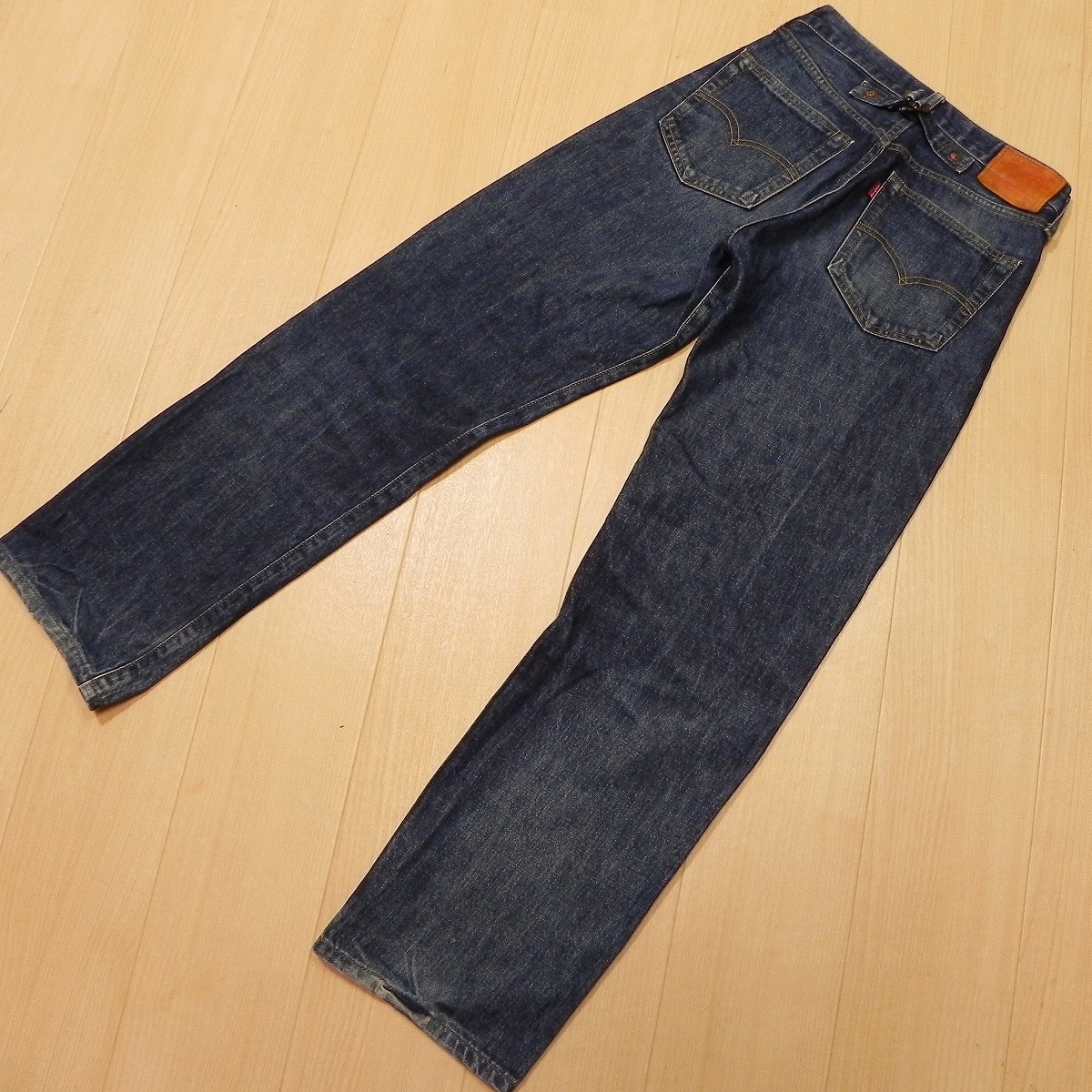 )127★ 90s 日本製 Levi's 702XX デニムパンツ W29 ジーンズ ヴィンテージ復刻 シンチバック 94年 セルビッチ インディゴ リーバイス ◆拍卖