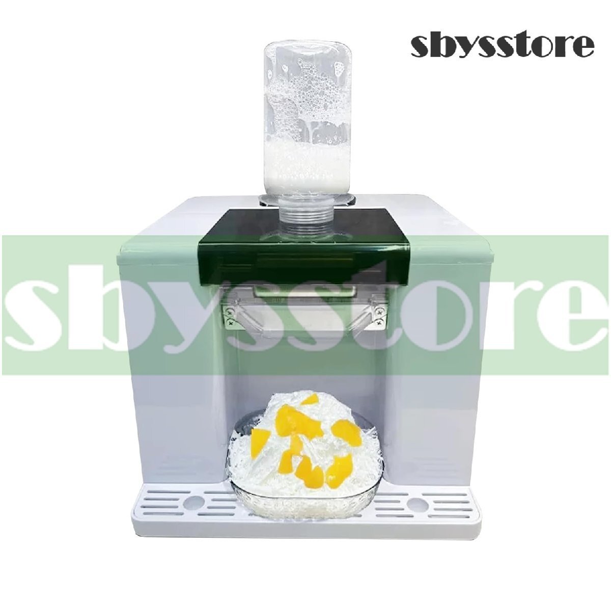 かき氷機 スノーフレーク製氷機 電動ふわふわとろ雪かき氷器 かき氷器 小型スノーコーンスラッシーメーカー 業務用 家庭用 屋台拍卖