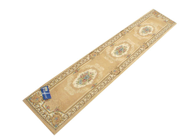 送料無料【新品】かまち マット シェニールゴブラン 【レイラ-BE】180cm拍卖