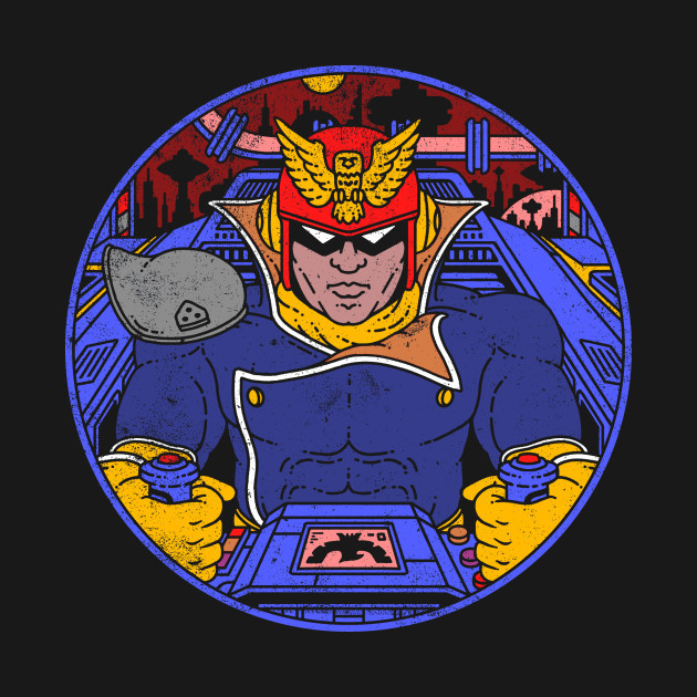 【Tシャツ】 FALCON ZERO キャプテン・ファルコン F-ZERO S/M/L/XL拍卖