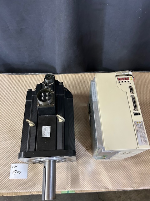 FW-0725 安川 サーボアンプ&サーボモーターセット (SGDM-50ADA & SGMGH-40A2B6B)拍卖