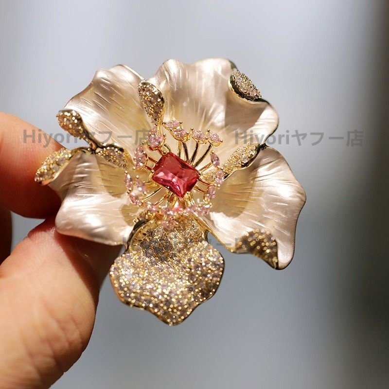 ブローチ コサージュ フラワー モチーフ ドレス スーツ 結婚式 パーティー 二次会 卒業式 卒園式 ギフト レディース 女性 xz21拍卖