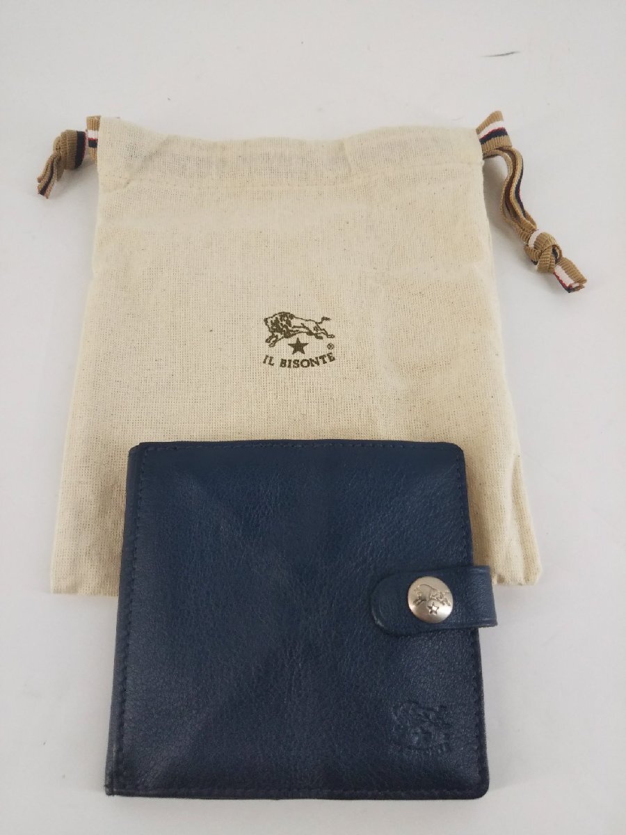 IL BISONTE イルビゾンテ 二つ折り財布 小銭入れ付き CLASSIC BI-FOLD ミニ財布 オールレザー拍卖