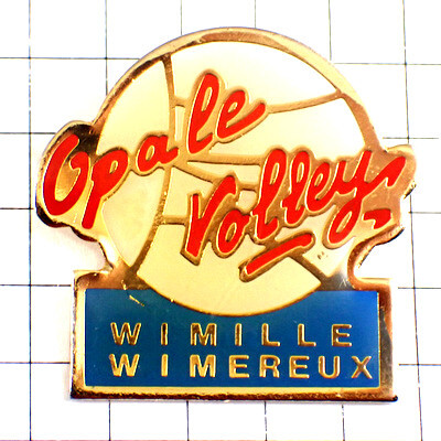 ピンバッジ・バレーボールの白い球◆フランス限定ピンズ◆レアなヴィンテージものピンバッチ拍卖