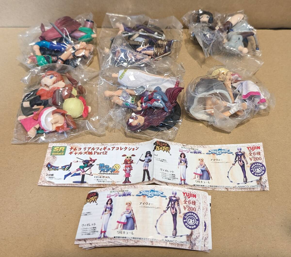 トレーディングフィギュア 全6種セット  SR ナムコリアルフィギュアコレクション ギャルズ編 Part2 ユージン拍卖