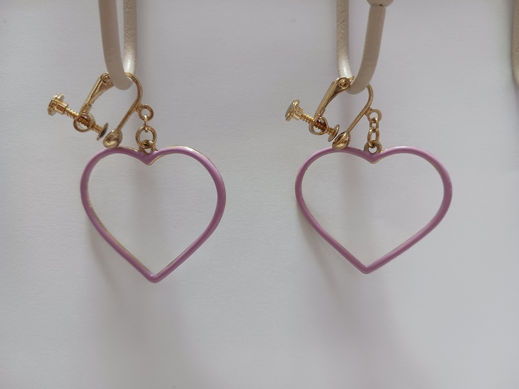 ★USED★イヤリング★2組セット★ハート★拍卖