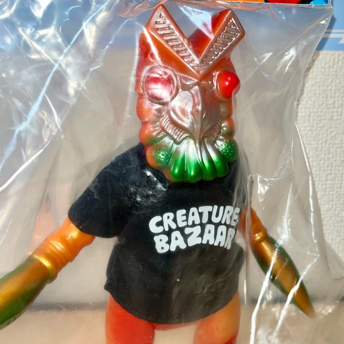 ブルマァク バルタン星人 Creature Bazaar BULLMAIK baltan Tシャツ クリーチャーバザー ソフビ フィギュア sofvi拍卖