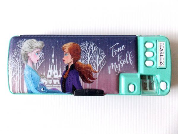 【お買い得!!】台湾★即決♪ 正規品!! ディズニー アナと雪の女王2 鉛筆削り付き両面開き筆箱 A♪拍卖