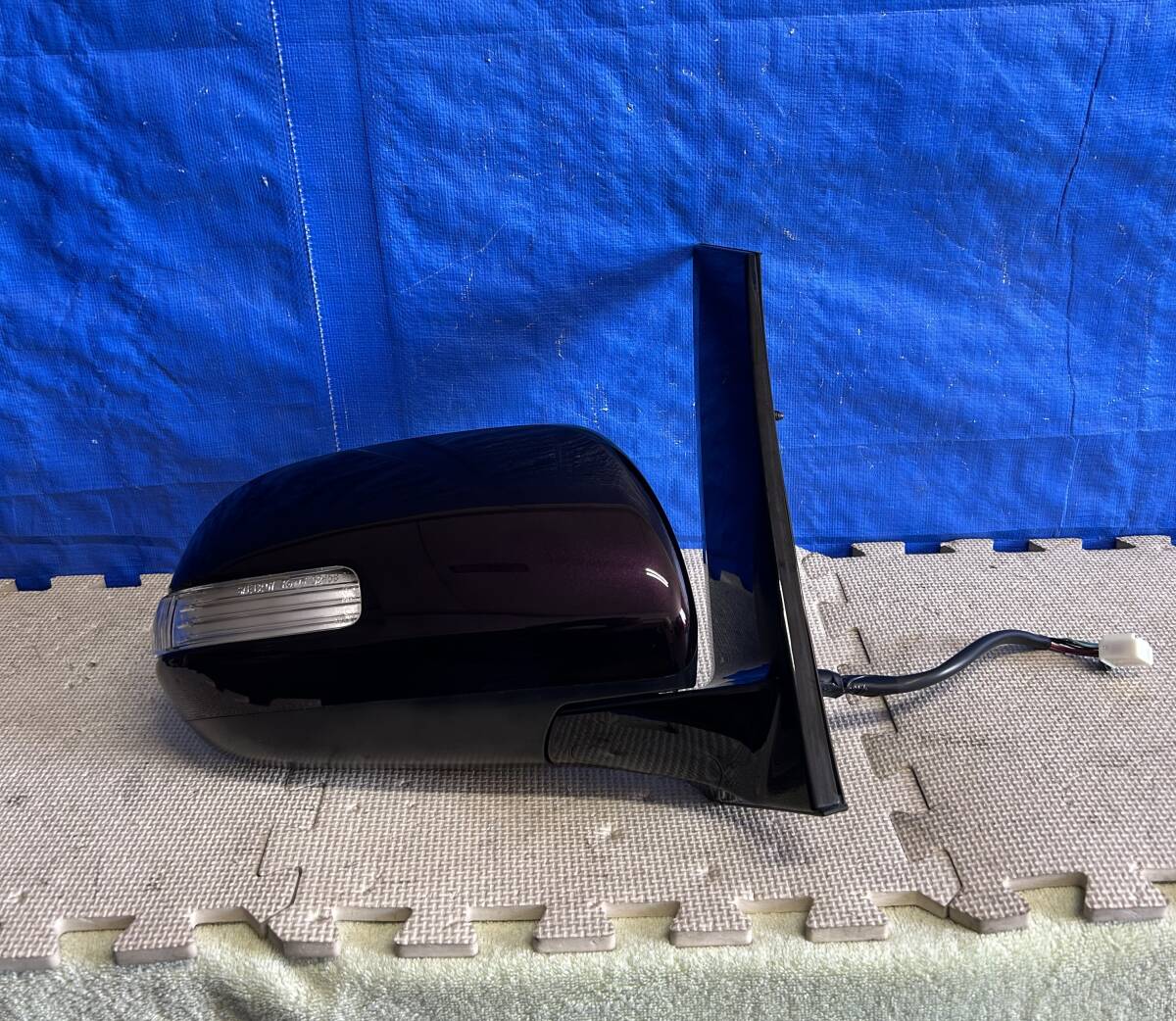 ヴェルファイア ANH25 ANH20 20系 H24年 右ドアミラー カラーナンバー 3R9 カプラー1個9ピン拍卖