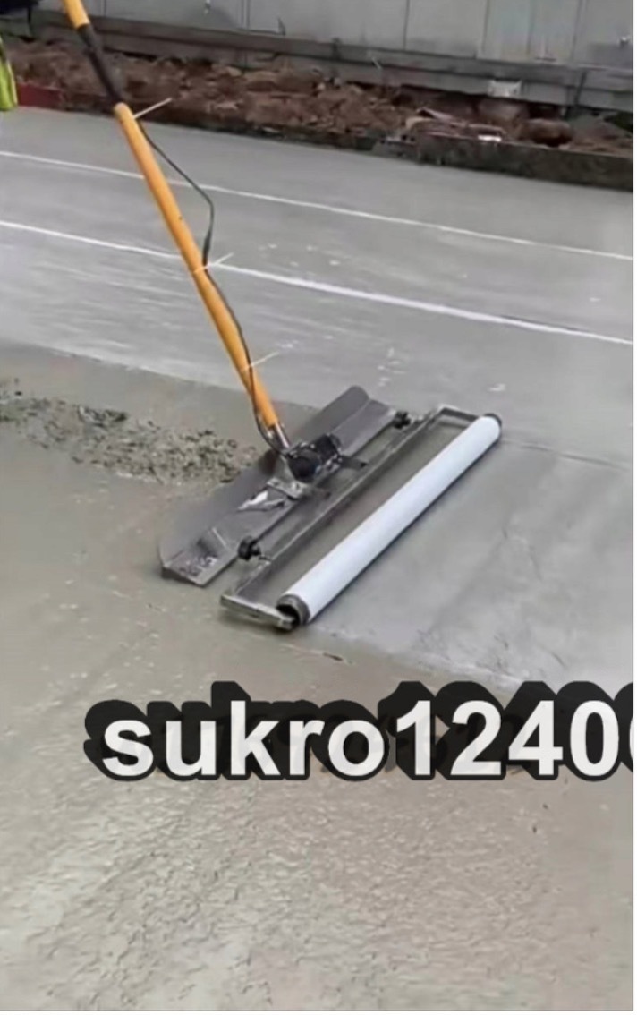 電動スクリード フィルム付き 土間トンボ 高周波振動 土間 コンクリート 仕上げツール 24W 1m ステンレス鋼 金コテ作業拍卖