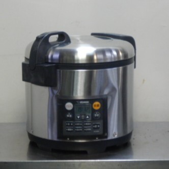 (釜きず/正面へこみ)2015年製 象印 2升炊き 電気 炊飯器 業務用 ステンレス NS-QB36 炊飯 ジャー 3.6L W385D470H400mm 10kg 極め炊き拍卖