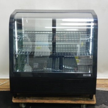 2023年製 レマコム RCS-T68S2RB LED照明 卓上 対面 冷蔵ショーケース W682D450H675mm 100L 4面ガラス 後扉 棚2段 39kg ケーキケース拍卖
