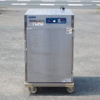 (代引不可)1 2016年製 ニチワ 電気 ホット ワゴン HWN-251SP 6段 棚455×660 温蔵庫 W650D885H1035mm 90kg 100V ウォーマー拍卖