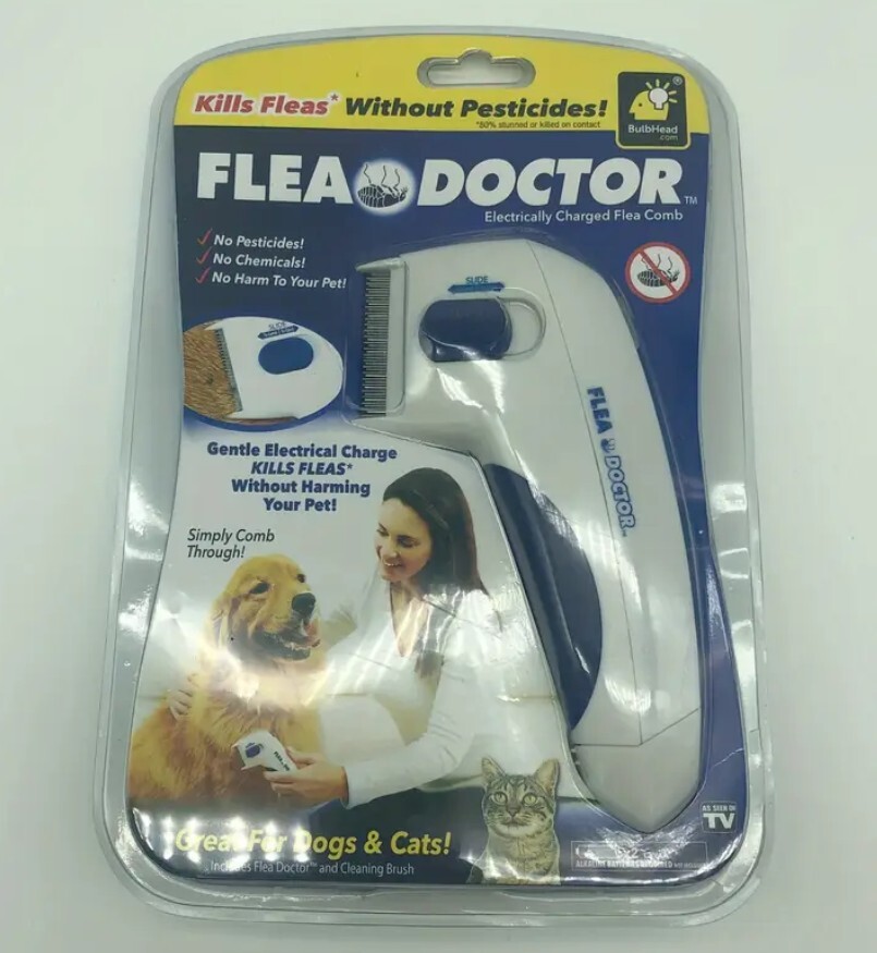 ☆犬猫用微弱電流ノミ除去コーム!☆拍卖