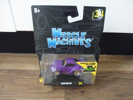 マッスルマシーンズ RWB 993 911 ポルシェ PORSCHE MUSCLE MACHINES 紫 ミニカー パープル拍卖