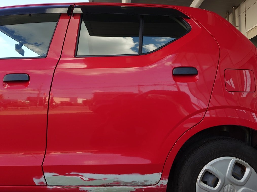 『psi』 スズキ HA36S アルト 左リアドア ZUZ レッド H27年式拍卖