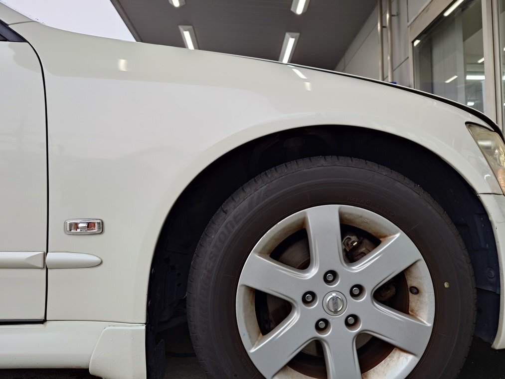 『psi』 日産 M35 ステージア 右フェンダー QX1 パール H19年式拍卖