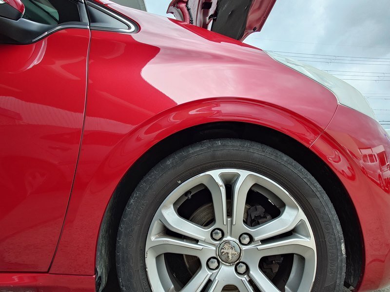 『psi』 プジョー ABA-A95F01 208 右フェンダー EPY レッド H25年式拍卖