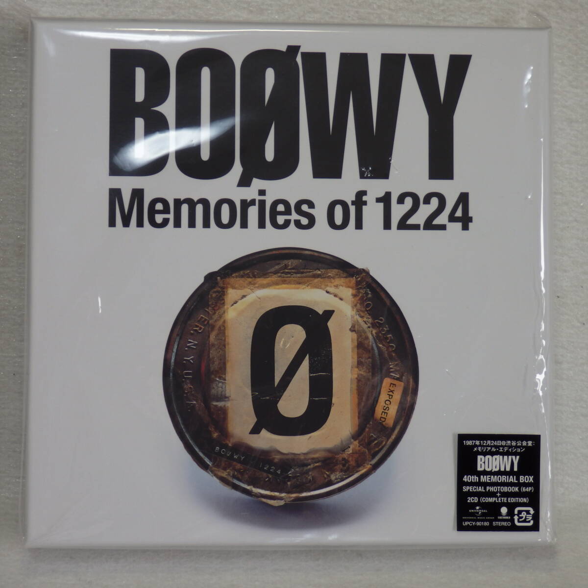 <新品同様> BOOWY / Memories of 1224 (限定生産番 40th MEMORIAL BOX スリープBOX仕様 CD2枚組) 国内正規セル版拍卖
