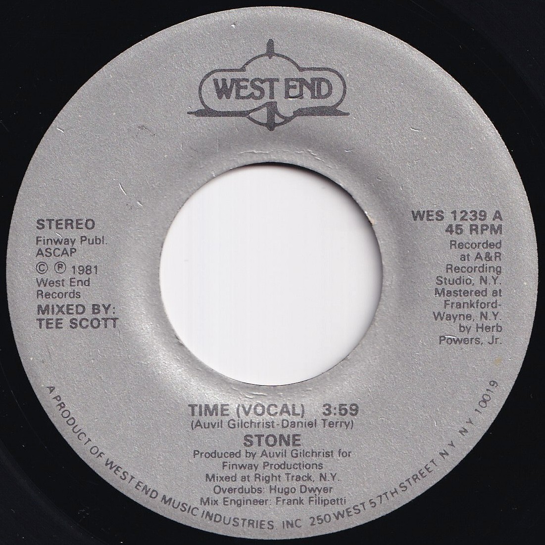 Stone Time / (Instrumental) West End US WES 1239 211391 SOUL DISCO ソウル ディスコ レコード 7インチ 45拍卖